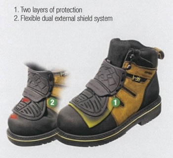 safety boots with metatarsal guards